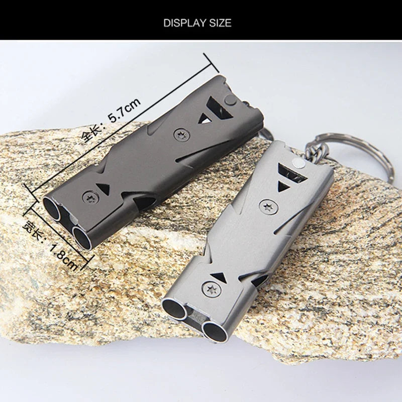 Lifesaving Emergency SOS Portable 180 db Aluminum Alloy Whistle