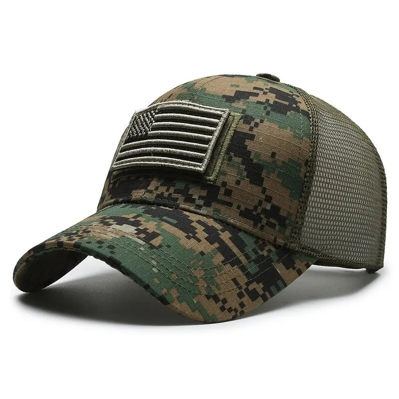 Camouflage Velcro Hat
