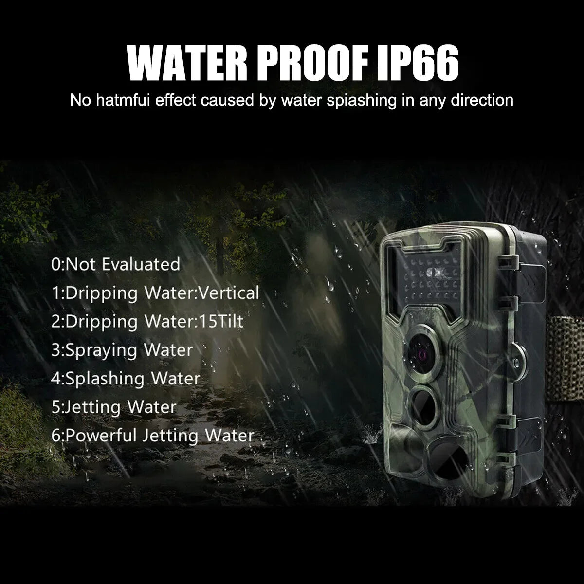 Hunting Trail Camera 58MP IP66 PR700