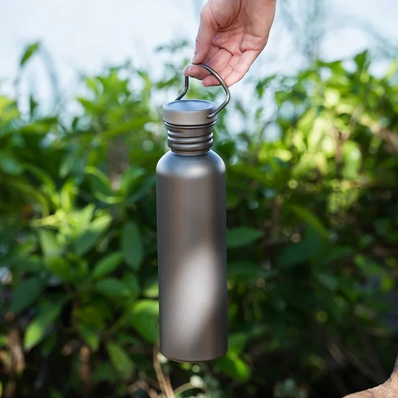600ml 750ml Titanium Water Bottle
