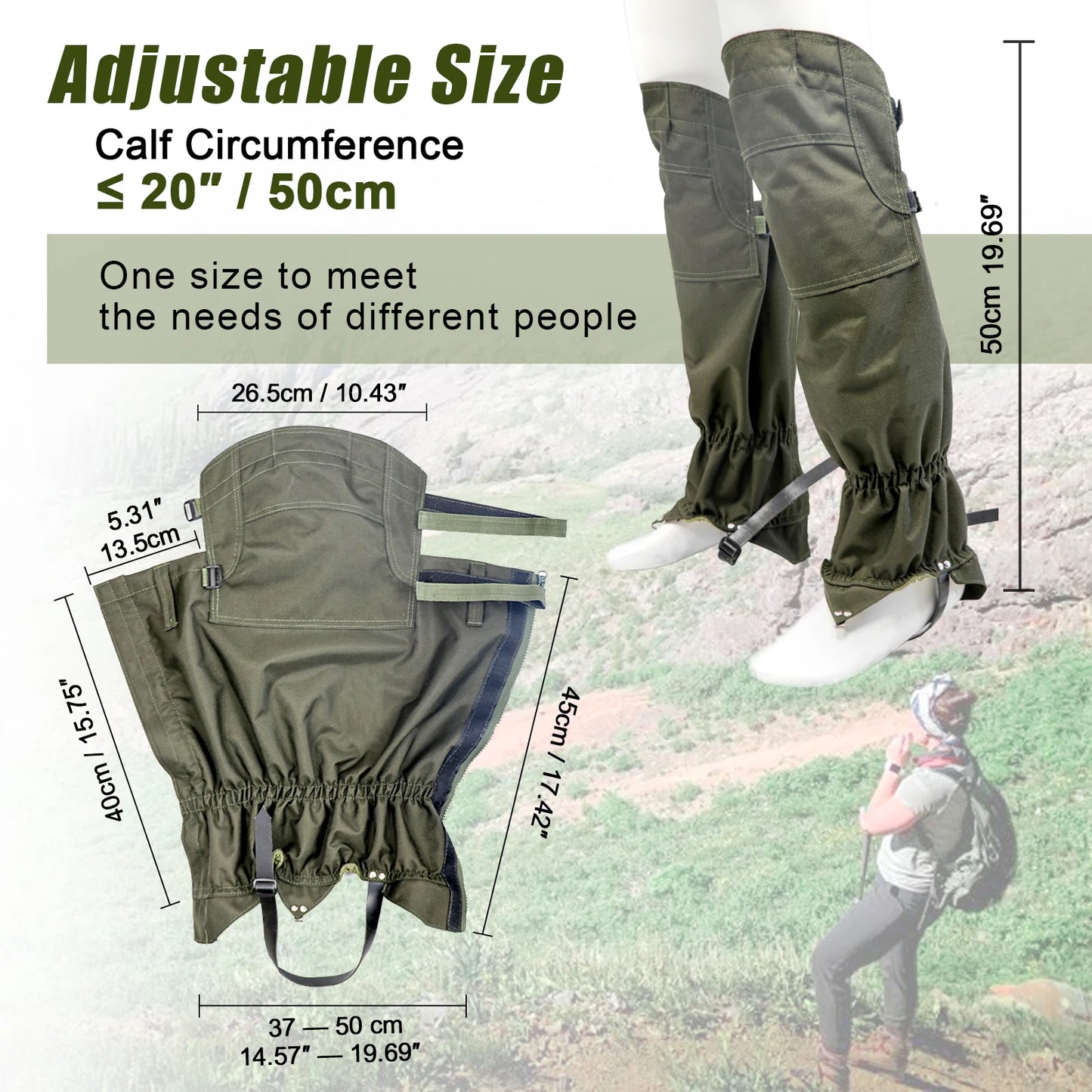 Waterproof Leg Gaiters