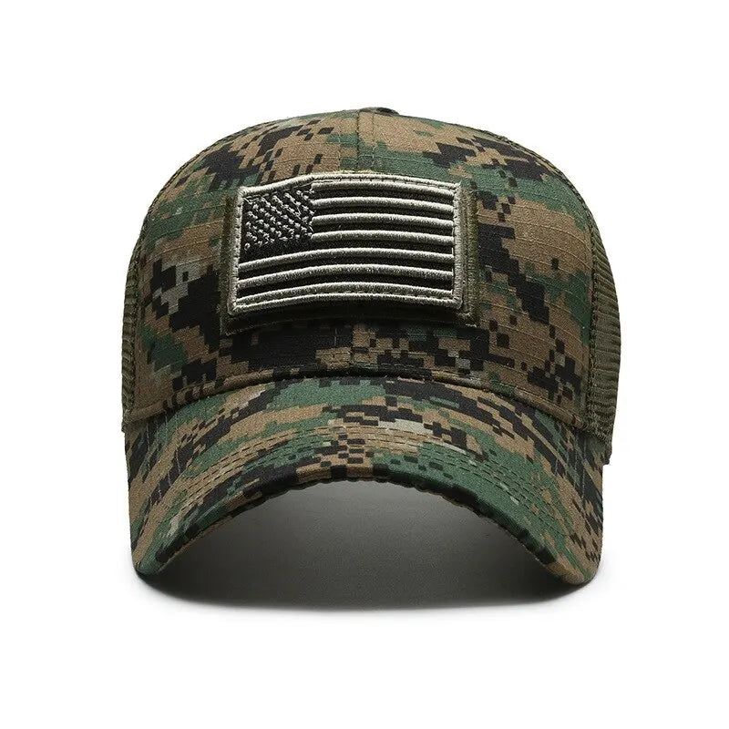 Camouflage Velcro Hat
