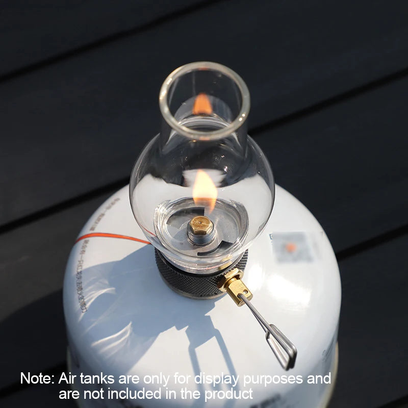 Portable Camping Gas Candle Lamp