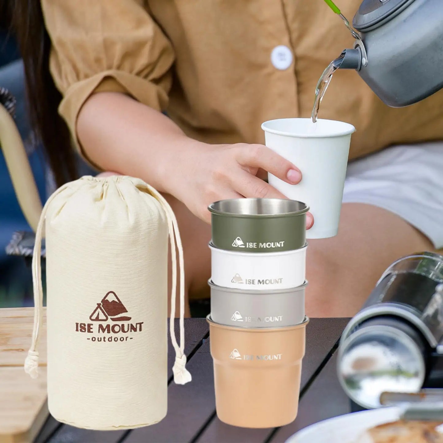 Steel Cup Set