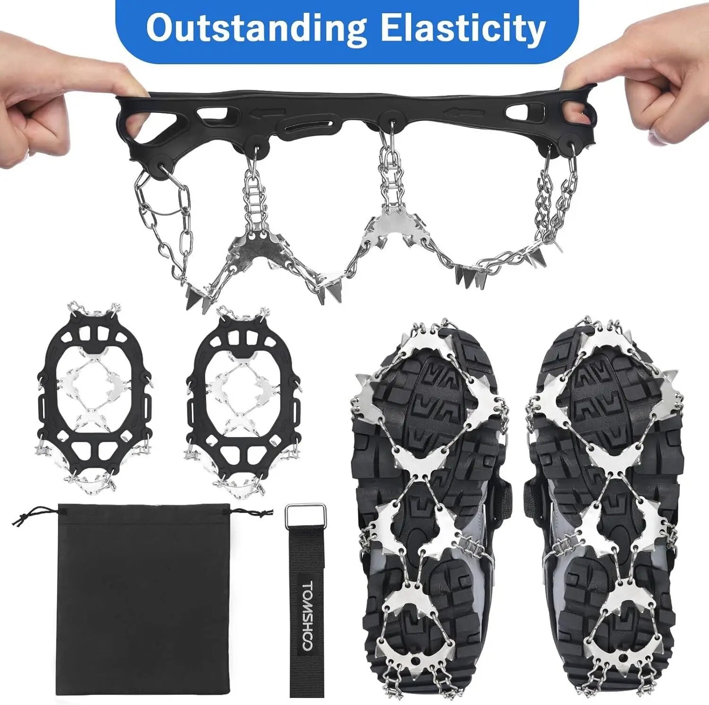 Teeth Ice Gripper Spikes for Shoes