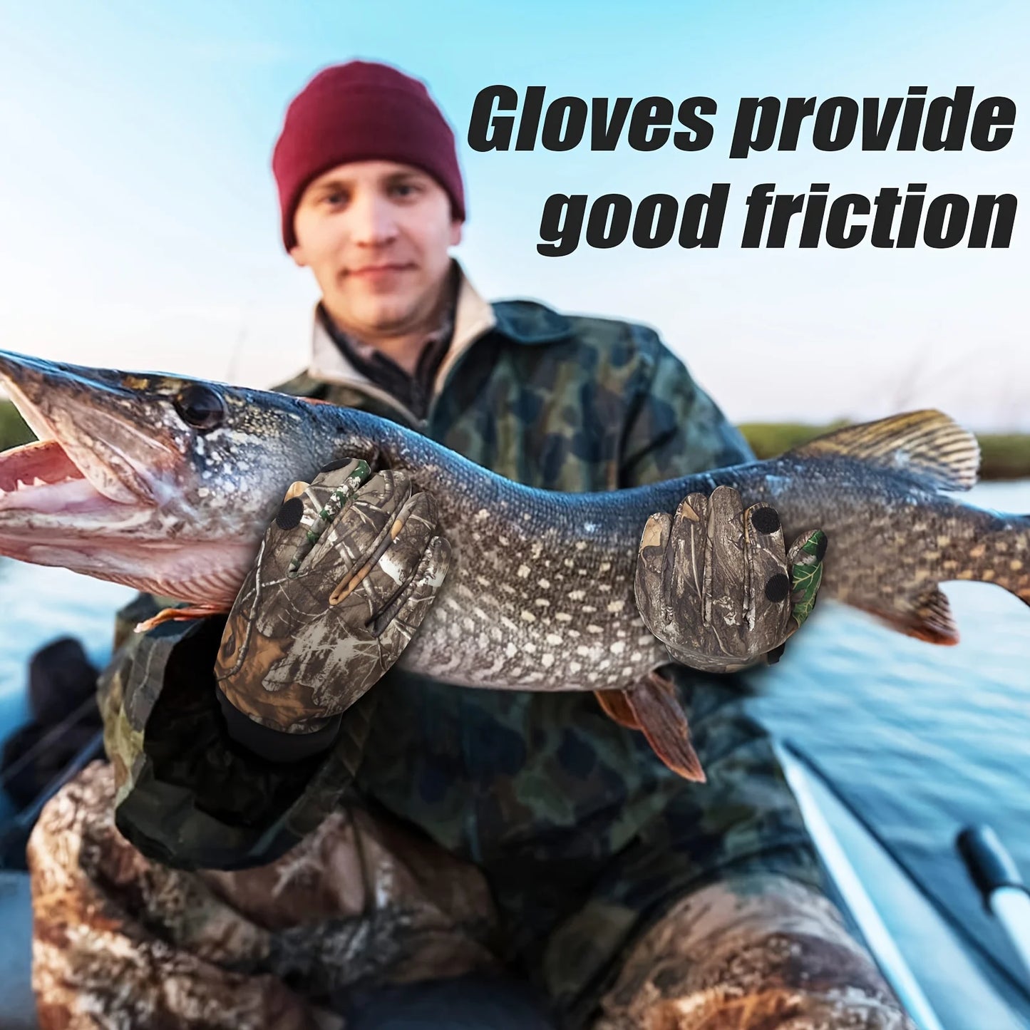 Autumn Winter Full Finger Hunting Gloves