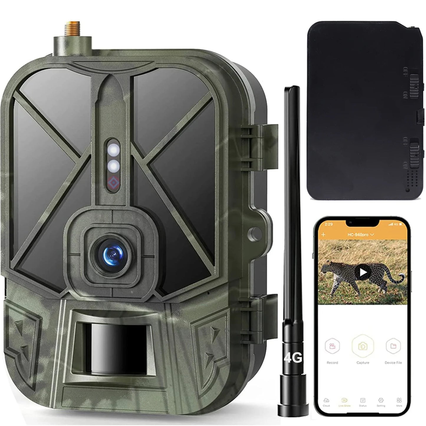 Wireless Waterproof Wildlife 4G HD Trail Camera