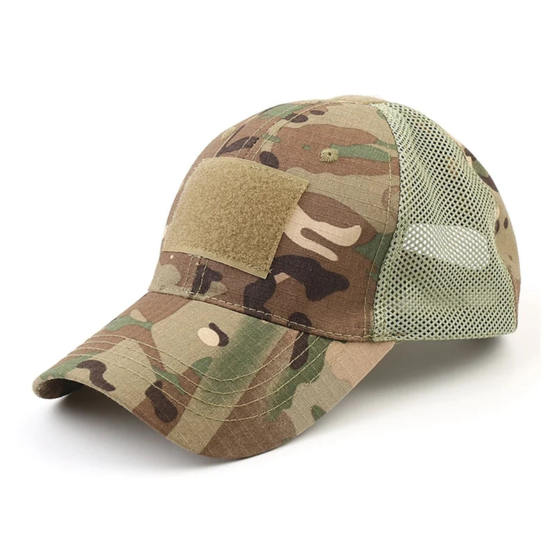 Camouflage Adjustable Mesh Hat