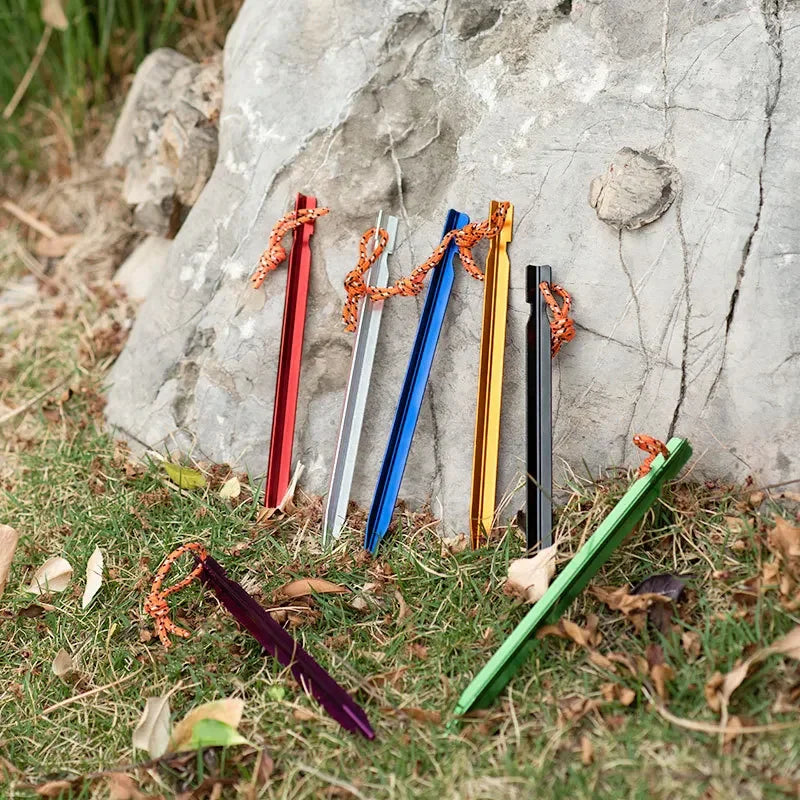 18cm Aluminum Alloy Tent Pegs