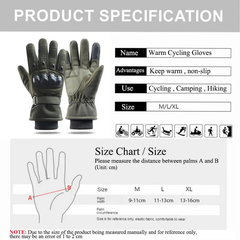 Full Finger Winter Tactical Gloves