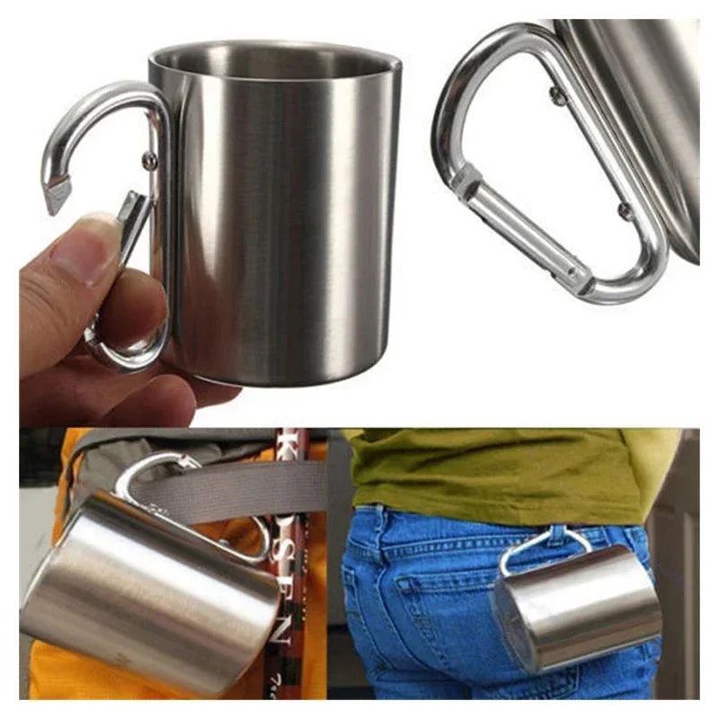 Outdoor Mountaineering Button Water Cup