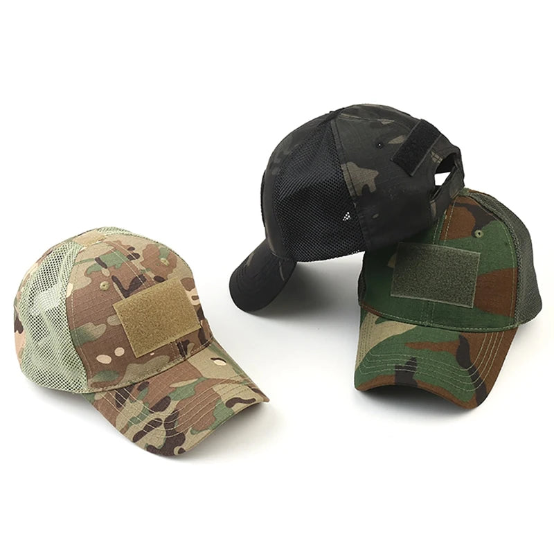 Camouflage Adjustable Mesh Hat