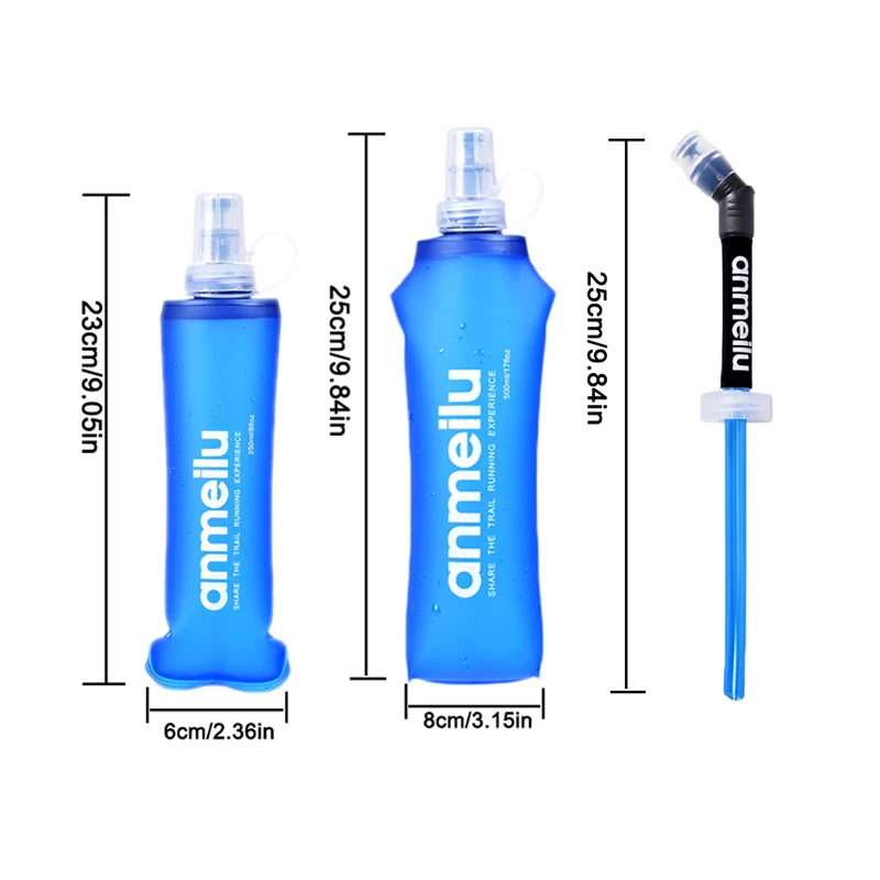 250/500ml Ultralight Foldable Water Bottle