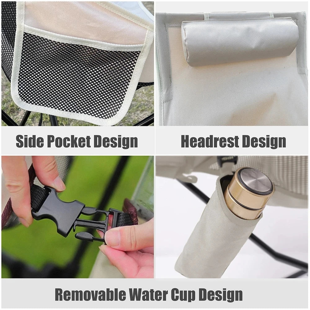 Camping Chair with Headrest