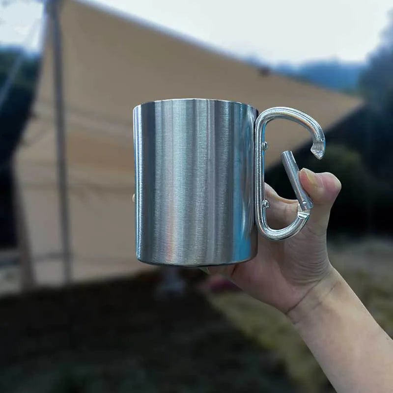 Outdoor Mountaineering Button Water Cup