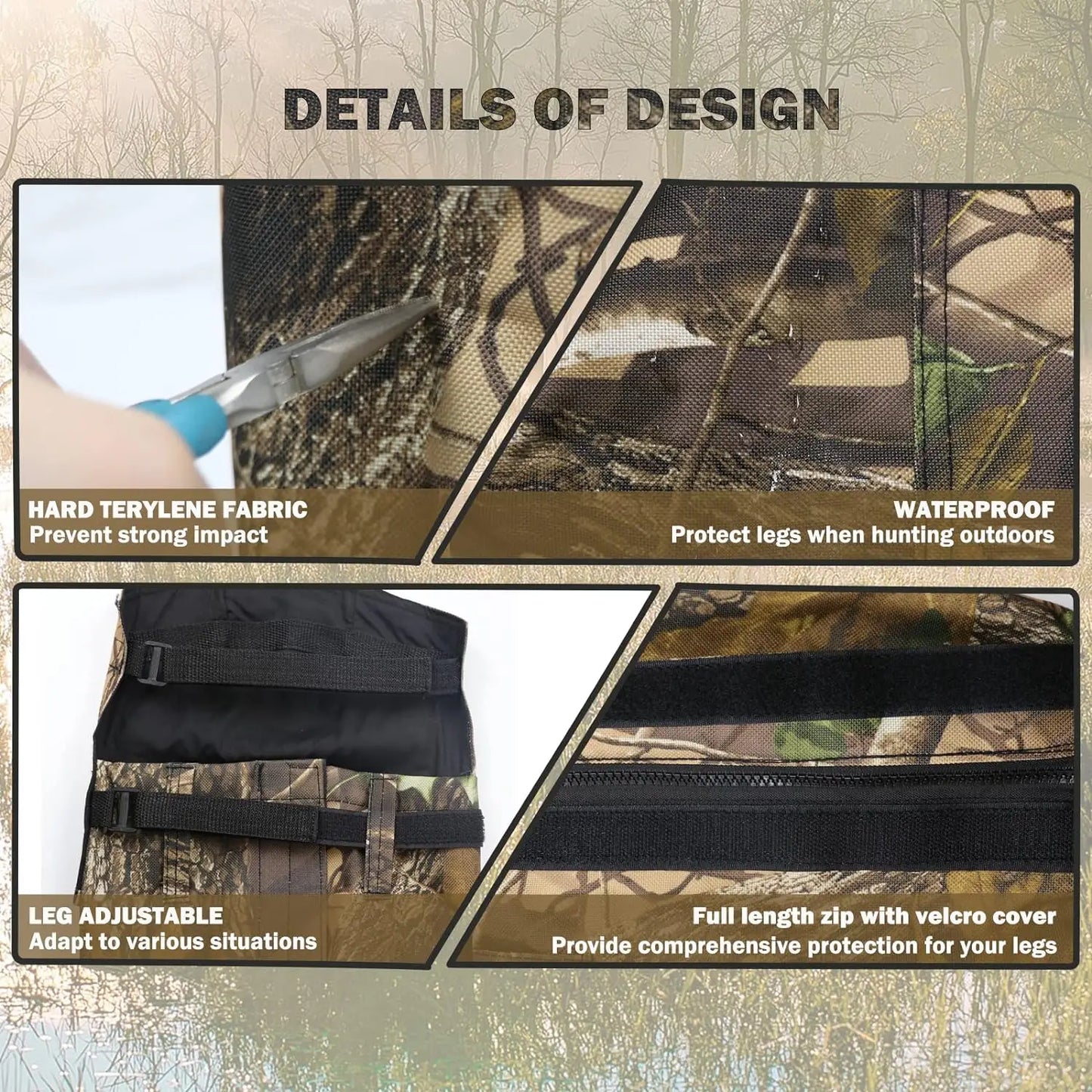Camouflage Leg Gaiters