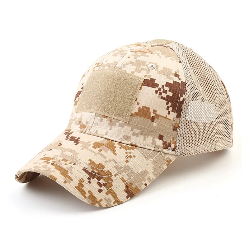 Camouflage Adjustable Mesh Hat