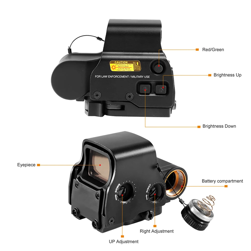 Red Green Dot Holographic Sight Scope
