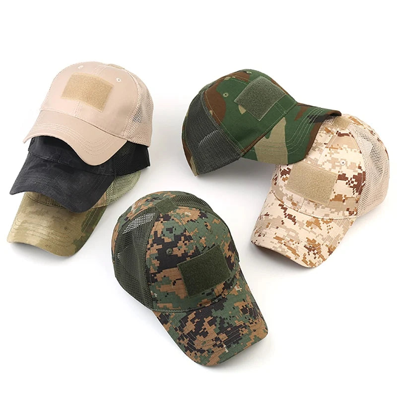 Camouflage Adjustable Mesh Hat