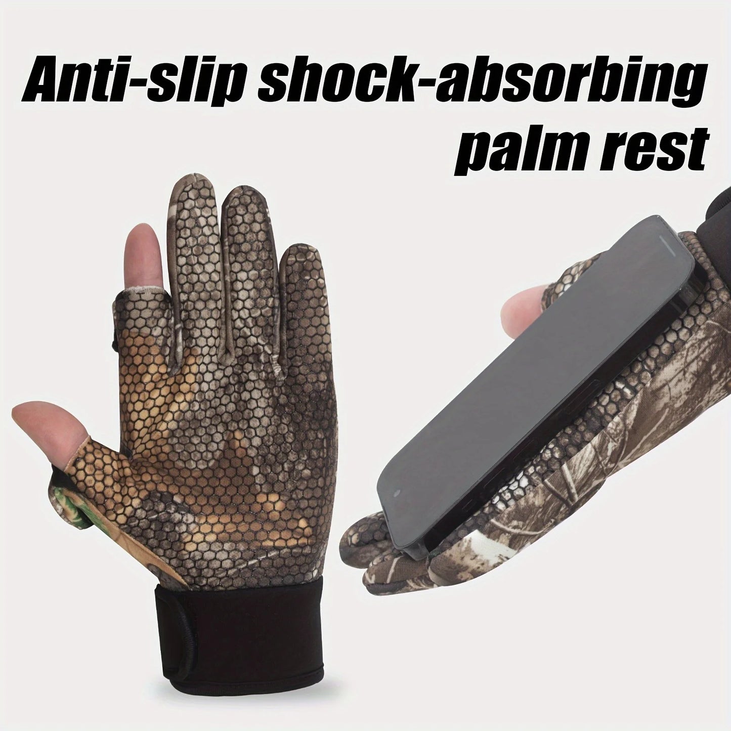 Autumn Winter Full Finger Hunting Gloves