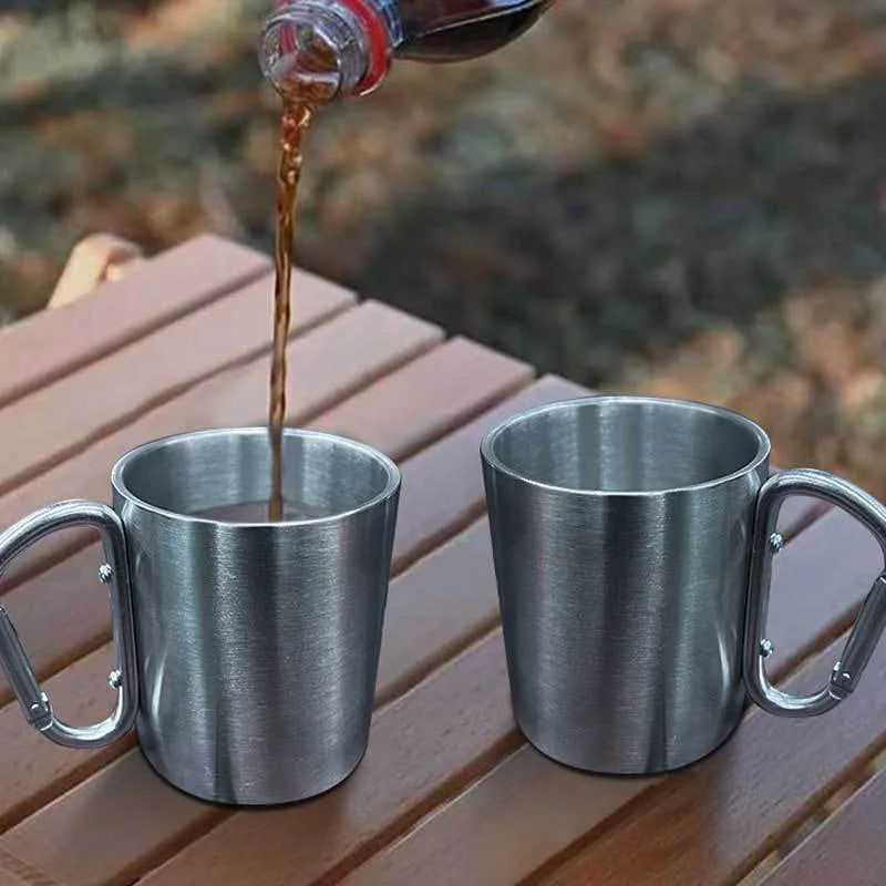 Outdoor Mountaineering Button Water Cup