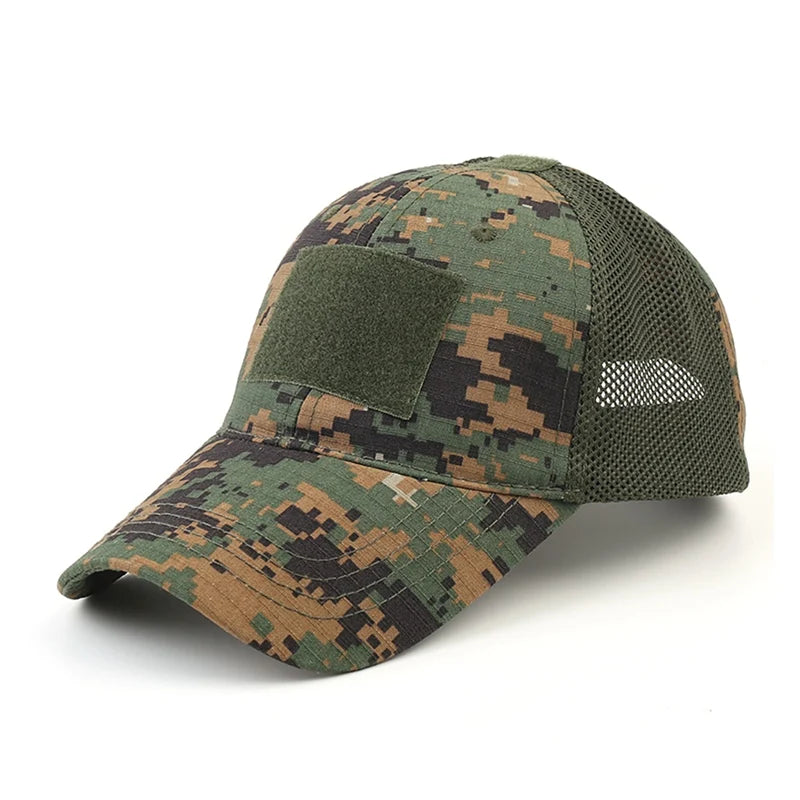 Camouflage Adjustable Mesh Hat