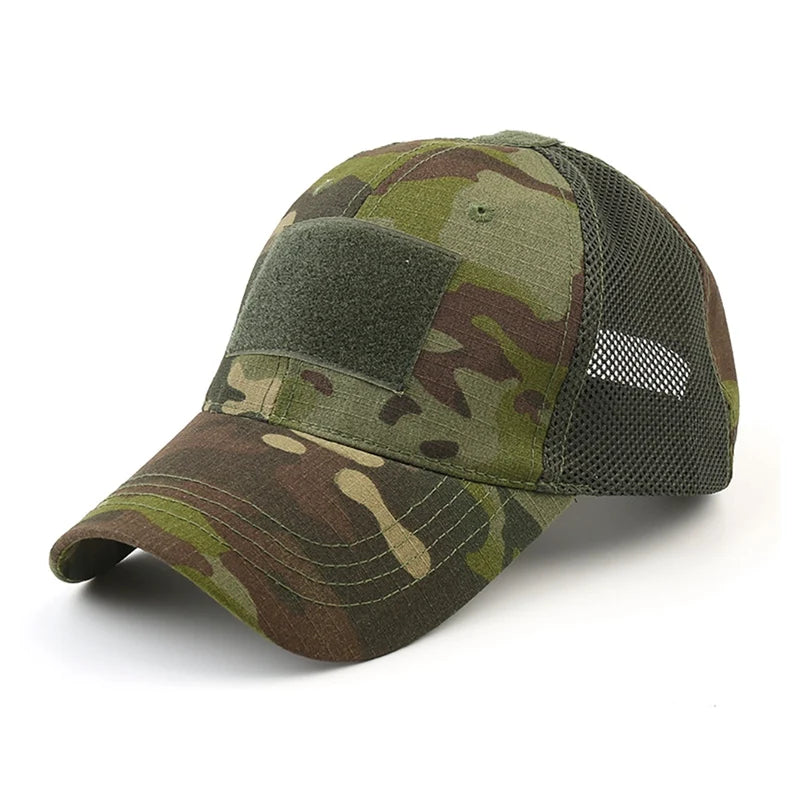 Camouflage Adjustable Mesh Hat