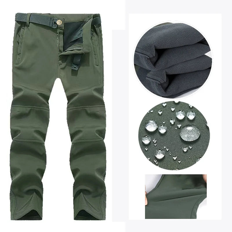 Men's Winter Waterproof Hiking Trousers