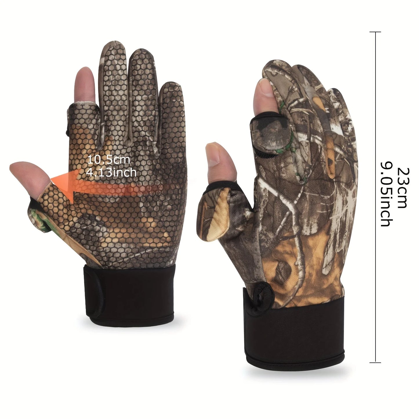 Autumn Winter Full Finger Hunting Gloves
