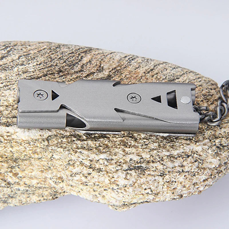 Lifesaving Emergency SOS Portable 180 db Aluminum Alloy Whistle