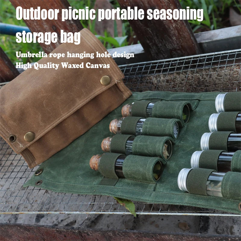 Camping Spice Bottle Bag Set