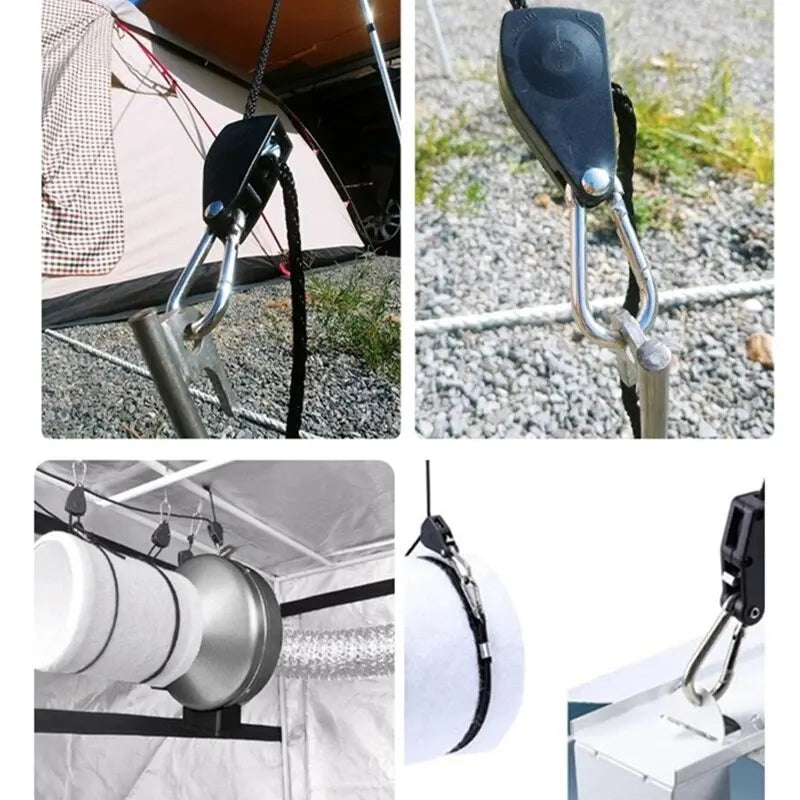 Reinforced Hanging Ratchet for Tent